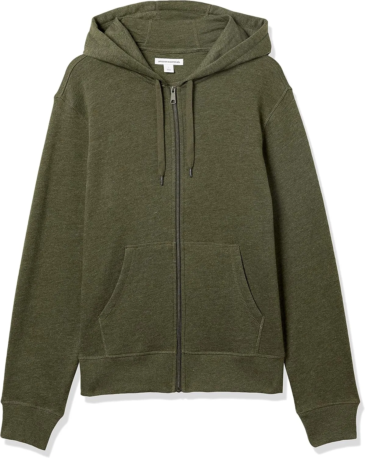 Amazon Essentials Men's Full-Zip Fleece Hoodie (Available in Big & Tall)