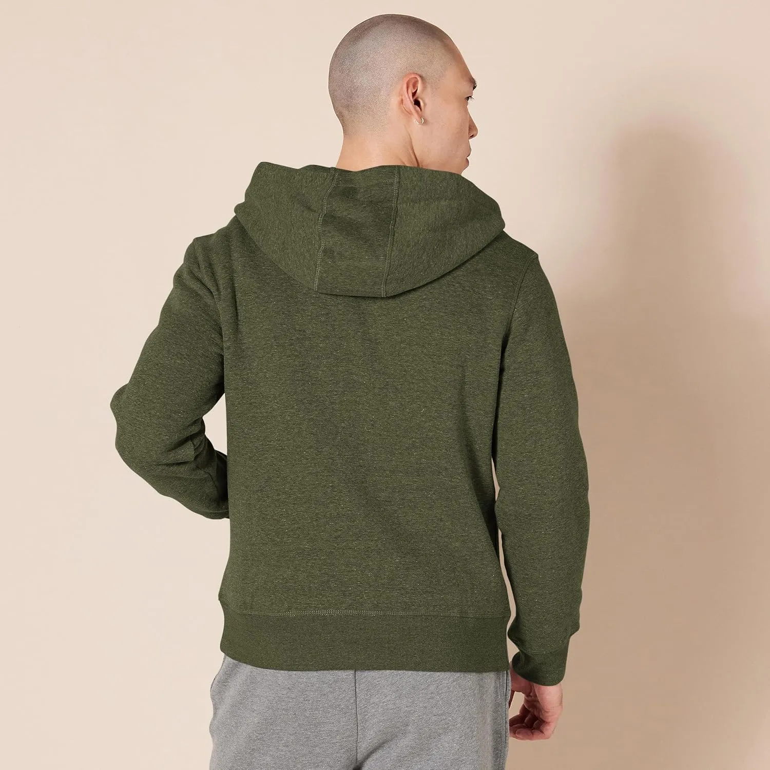 Amazon Essentials Men's Full-Zip Fleece Hoodie (Available in Big & Tall)