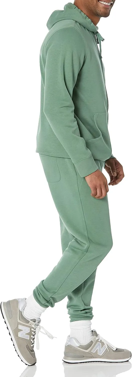 Amazon Essentials Men's Long-Sleeve French Terry Full-Zip Hoodie (Available in Big & Tall)