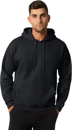 Gildan Men's Heavy Blend Drawcord Hooded Sweatshirt, Safety Pink