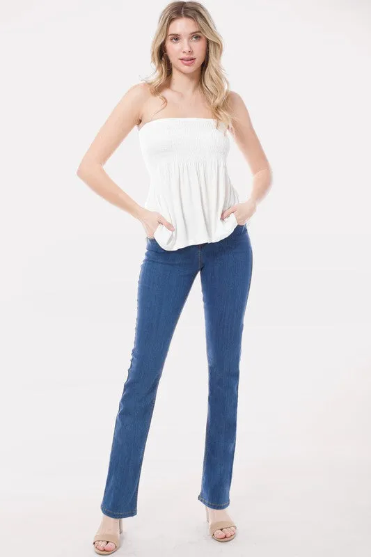 Mddenim Mid Rise Slim Bootcut Jean
