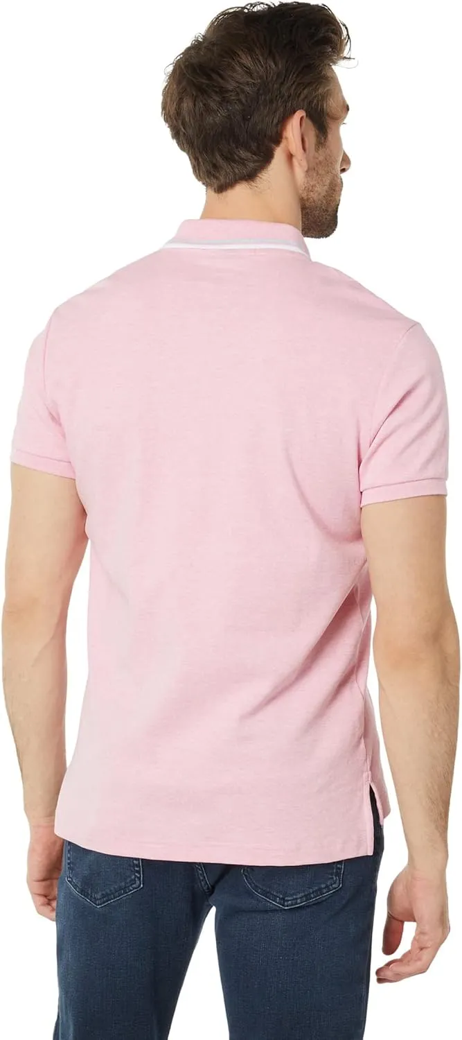 U.S. Polo Assn. Men's Slim Fit Tipped Interlock Knit Polo